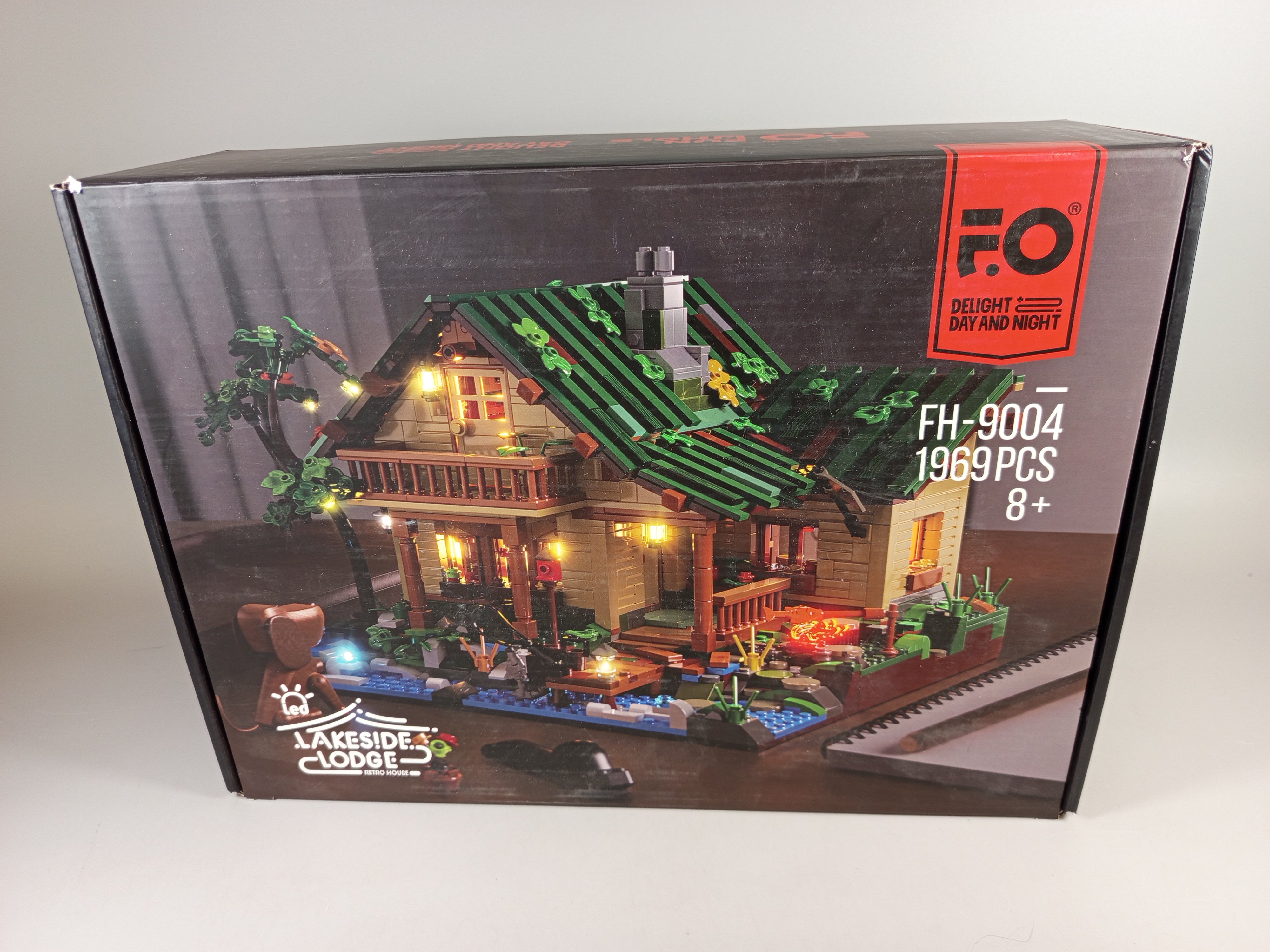 FO Bausteinset Lakeside Lodge FH-9004 – 1969 Teile, kompatibel mit LEGO